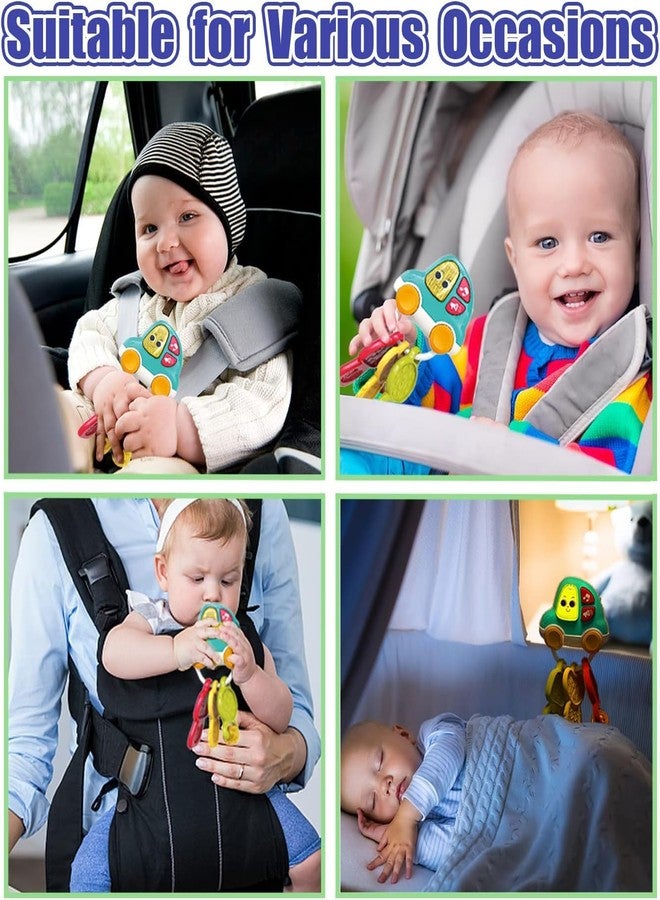 كيديتوس عضاضة موسيقية للأطفال من كيديتوس، سلسلة مفاتيح للسيارة، خشخيشة، ألعاب أطفال مزودة بضوء وصوت لمقعد السيارة، مناسبة للأطفال الرضع والأطفال الصغار من عمر 6 إلى 12 شهرًا، متعددة الألوان - Image 5